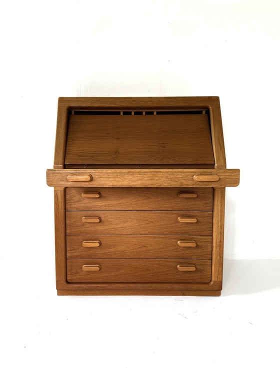 Image 1 of Vintage teak secretaire, Dyrlund '70s