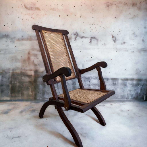sedia pieghevole vintage