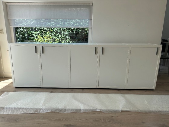 Poliform dressoir / kantoormeubel – Archiefkasten, Metaal, Hout (photo 5 of 7)