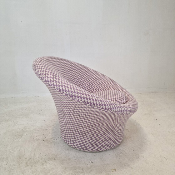 Image 1 of Fauteuil et ottoman en tissu vintage par Pierre Paulin pour Artifort, 1960s