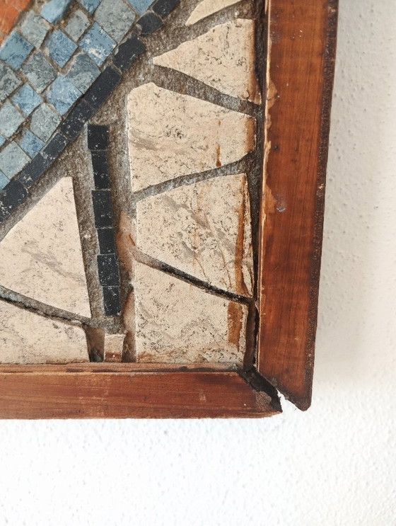 Image 1 of Vintage Wall Object or Mosaic Work, Ca. 1950