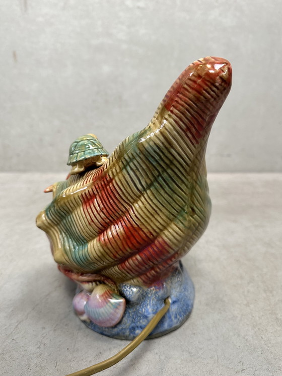 Image 1 of Vintage ‘tafereel’ lamp - keramiek