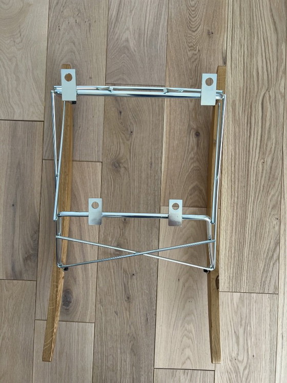 Image 1 of Base per sedia a dondolo in rovere cromato RAR EAMES HERMAN MILLER o VITRA