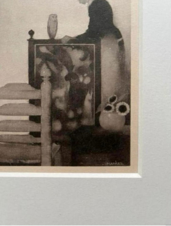 Image 1 of Jan Mankes 1889-1920 / Heliogravure originale Madre nella stanza 1923