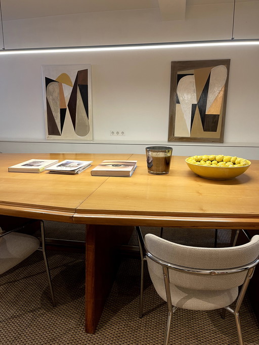 Table de salle à manger ou de réunion en bois massif style Soho Home - 240x100 cm