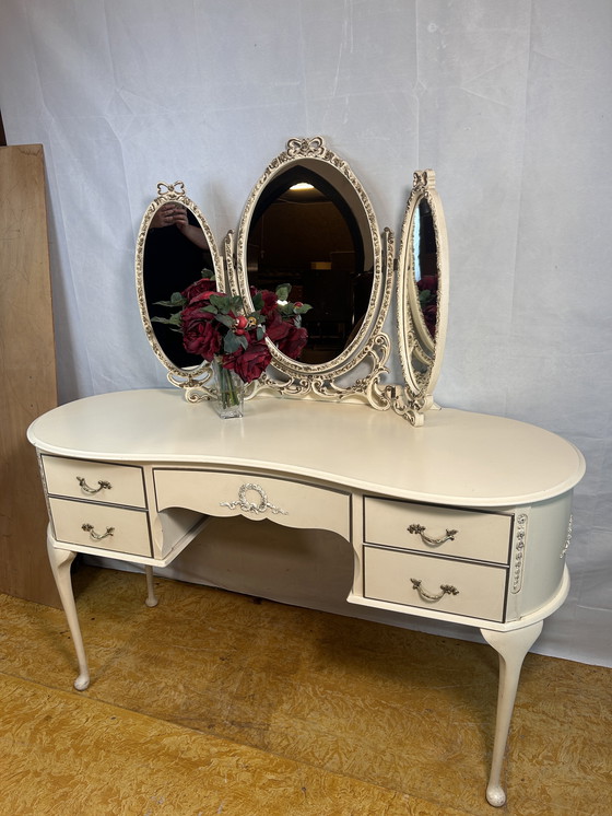 Image 1 of Romantique Vintage Shabby Chic Brocante Dressing Table English made