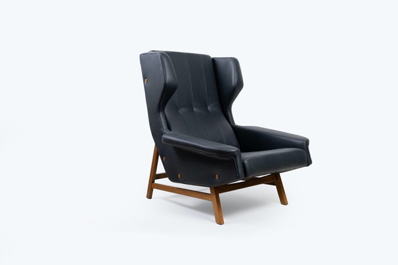 Image 1 of Poltrona Wingback 877 di Gianfranco Frattini per Cassina, 1959