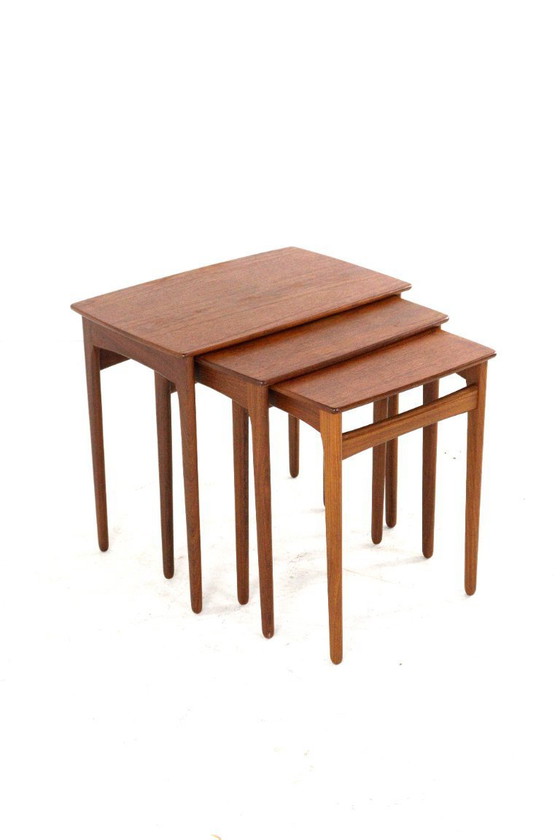 Svend Åge Madsen Nesting Tables Vintage Deens Teak – Svend Age Madsen, Bijzettafels, Wood (photo 6 of 22)