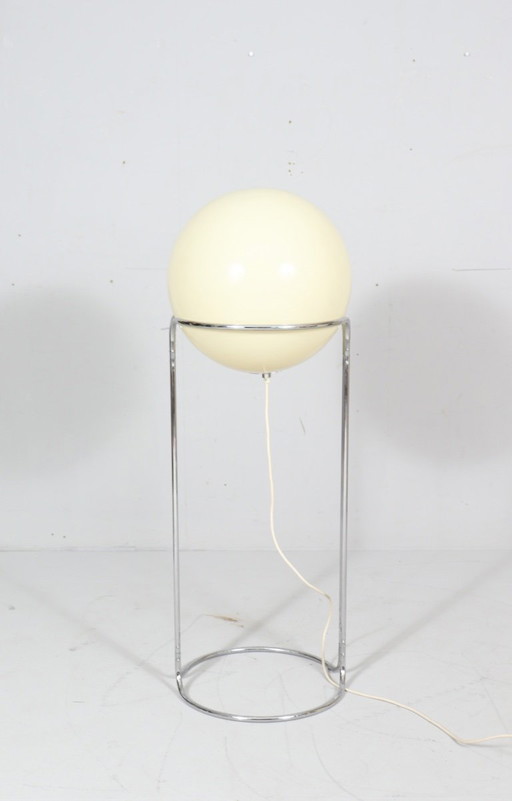 Staande lamp/vloerlamp van Atelier Raak, 'Kogellampe', jaren 1970