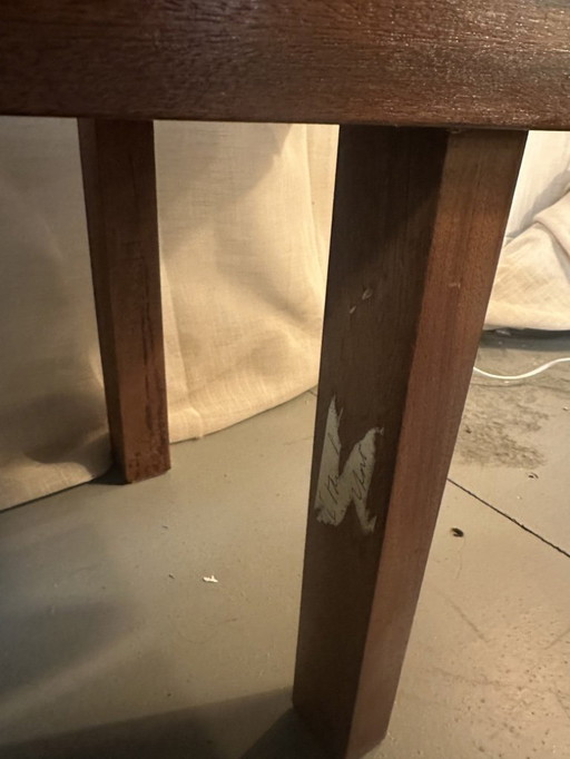 Panca vintage con doghe in legno