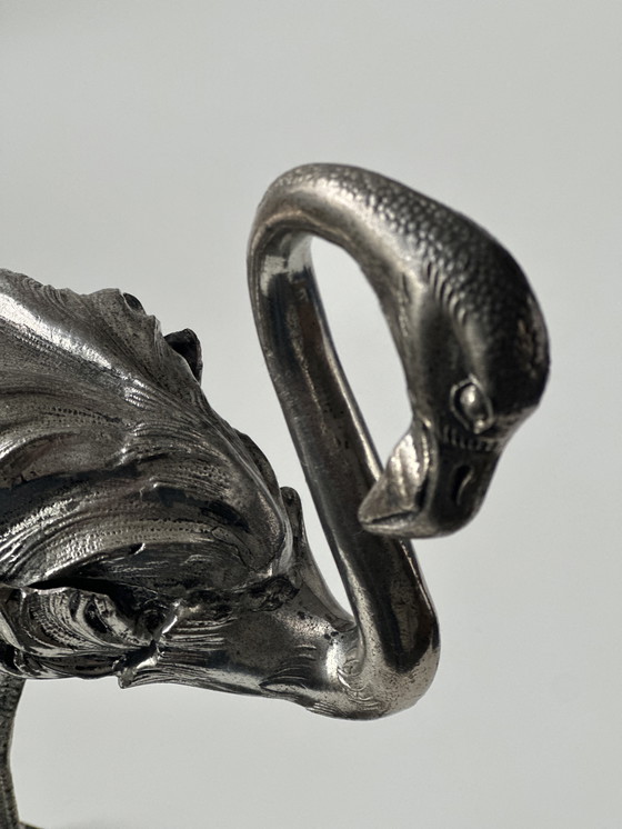 Image 1 of Flamant vintage en métal Mauro Manetti Style