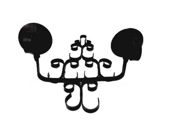 Image 1 of Portacandele doppio vintage, in ghisa, da appendere alla parete