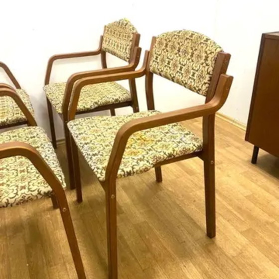 Image 1 of Retro TON Armchairs by Ludvík Volák, 1960s Czechoslovakia | Set of 4 Chairs