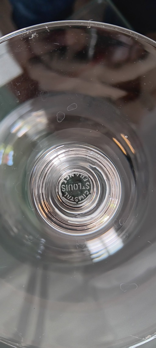 Saint-Louis "Uni" Model Burgundy Glass – glazen karaffen, Crystal (photo 2 of 5)