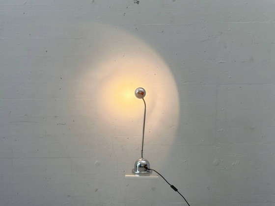 Image 1 of Space Age chrome table lamp, 1970s