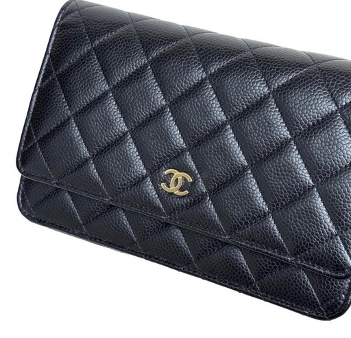 Chanel wallet on chain caviar