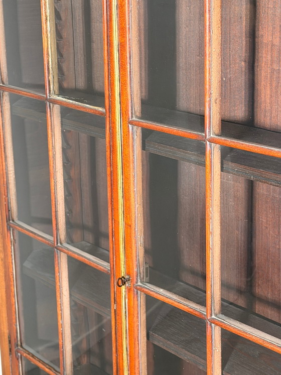Vetrina / Libreria Antica in Mogano con Vetri – Vetrine, Wood, Glass (photo 4 of 5)