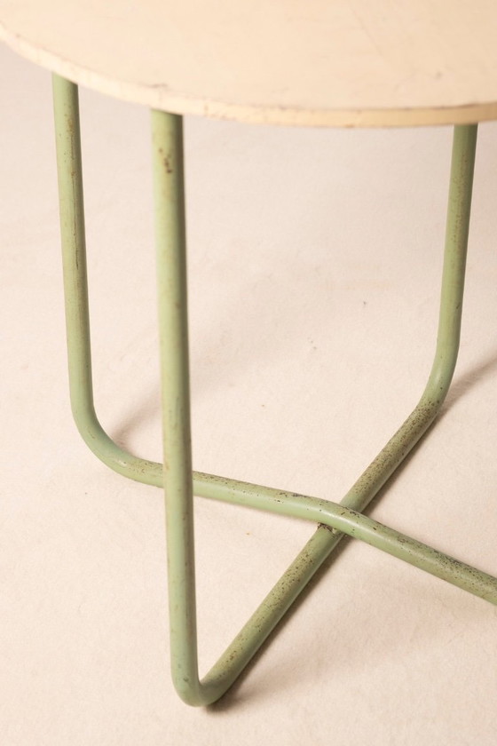 Image 1 of Vintage Pastel Bauhaus Side Table, 1930s