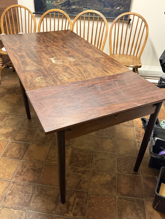 Image 1 of Vintage extendable dining table taek wood