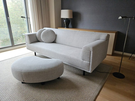 EYYE Dura Divano 3 posti + pouf + cuscini – Divani 3 posti, Tessile, Metallo (photo 2 of 5)