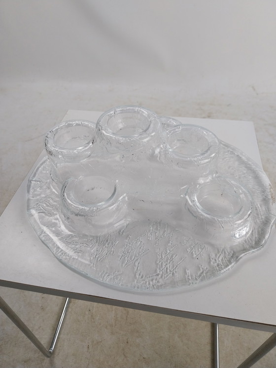 Image 1 of 1 X Glazen Tafelkandelaar Perti Kallioinen Finland 1980's