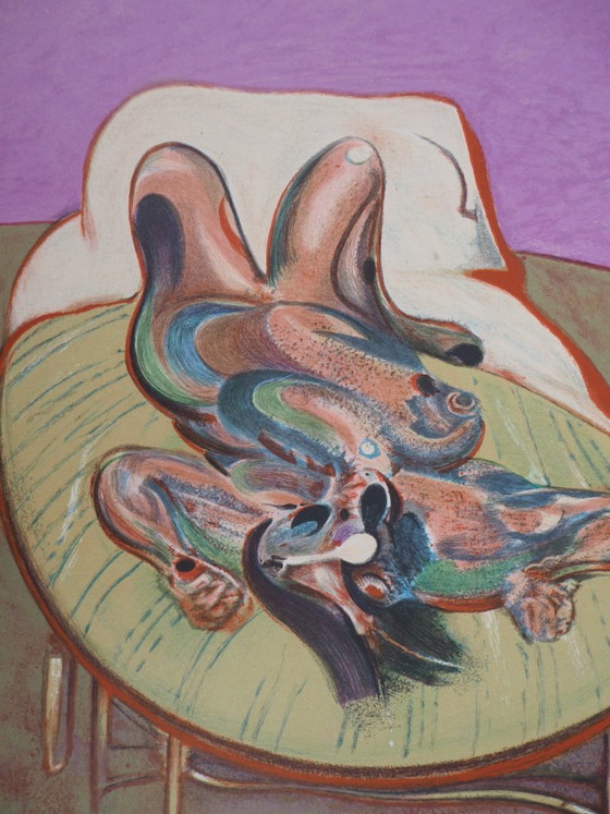 Francis Bacon: Liggende naaktfiguur, lithografieposter – Paper (photo 3 of 5)