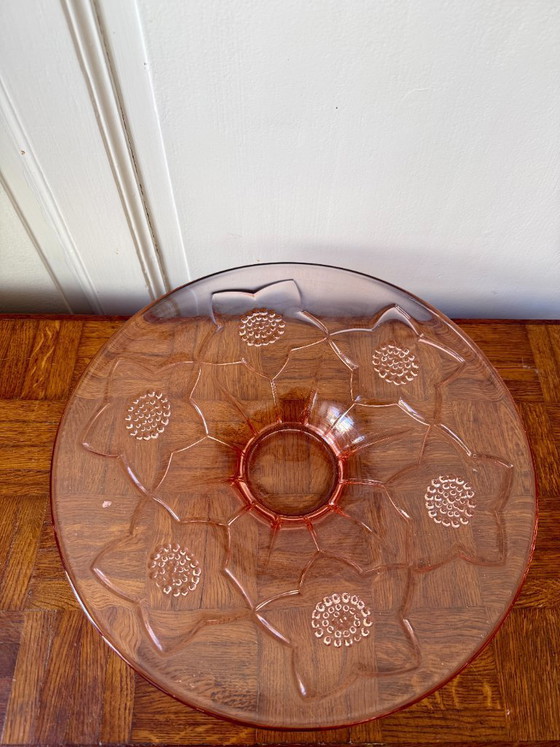 Image 1 of Rosaline glass dish – floral patterns