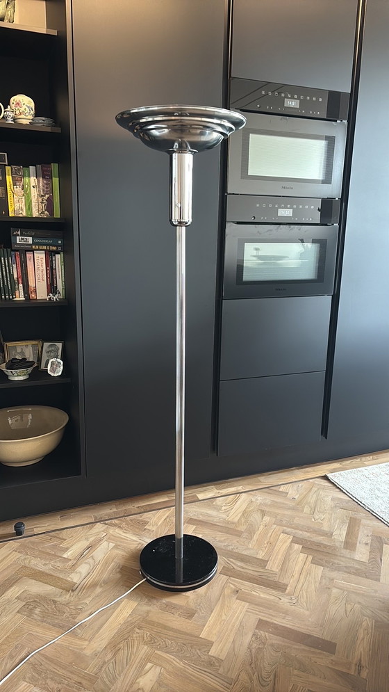 Image 1 of Lámpara de pie Art Déco cromada de los años 30