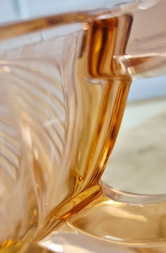 Image 1 of Centrotavola in vetro Art Déco Rosalin - Design geometrico