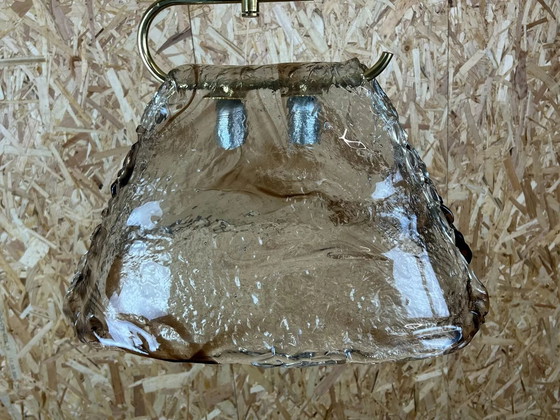 Image 1 of Lampada anni 60-70 Lampada da soffitto in vetro di Murano anni 60