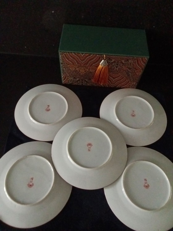 Piatti vintage giapponesi, Onbekend, Stoviglie, Porcellana, Nero (foto 9 di 12)
