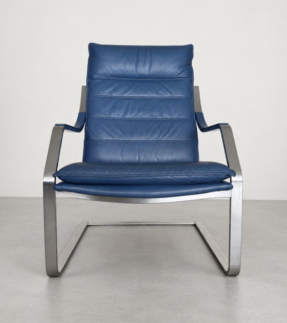 Vintage Art Collection, Walter Knoll, Komet Lounge Chair – Poltrone, Leather, rvs (photo 13 of 15)
