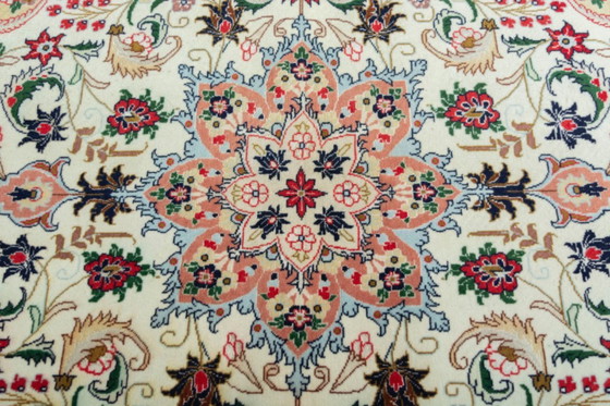 Image 1 of Tapis d'Orient Tabriz 50Raj noué à la main avec de la soie - 150 x 100 cm
