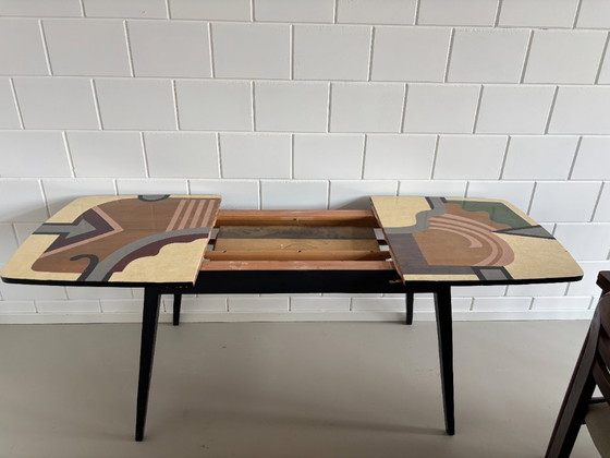 Image 1 of Vintage (extension) table with unique design