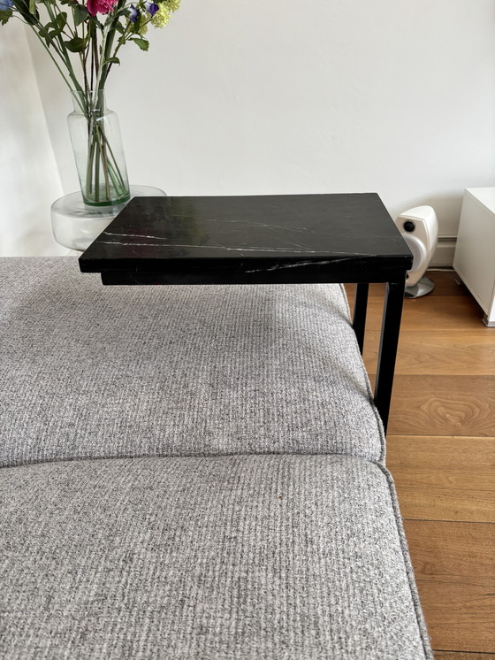 Image 1 of ✨ Elegante mesa auxiliar/mesa de sofá negra - diseño industrial ✨