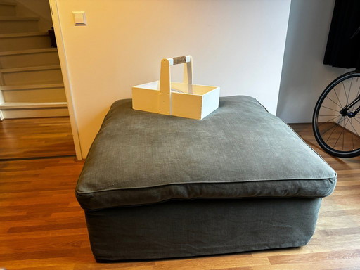 Linteloo stool new linen Madison Authentic gray-green 110x110x43