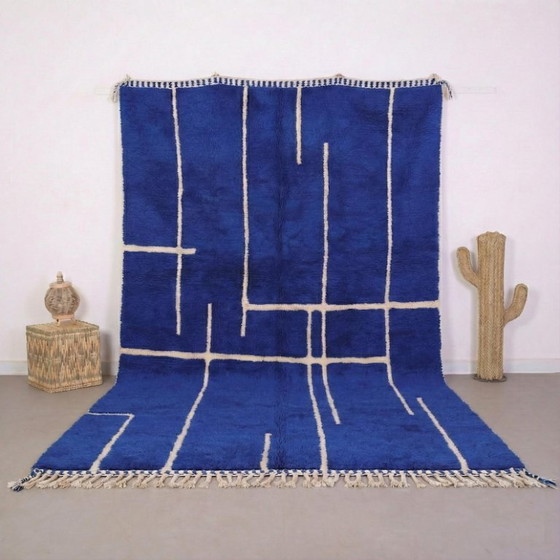 Image 1 of Beni-Ourain-Teppich aus echter Wolle, Farben individuell anpassbar, 300 cm x 200 cm