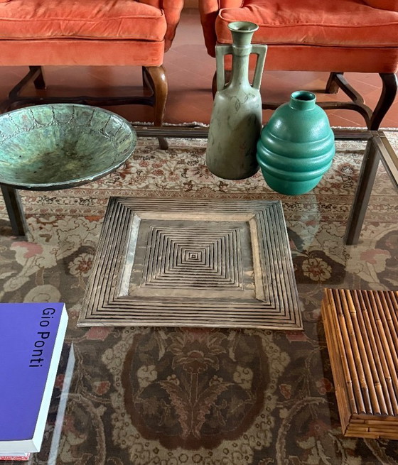 Image 1 of Hollywood regency centerpiece / vide poche, Oltrefrontiera Italy 1980s