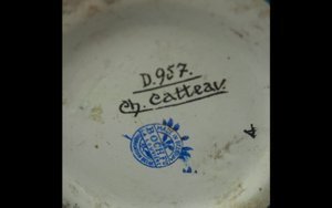 Image 1 of Vase Charles Catteau für Keramis Boch La Louvière Belgien