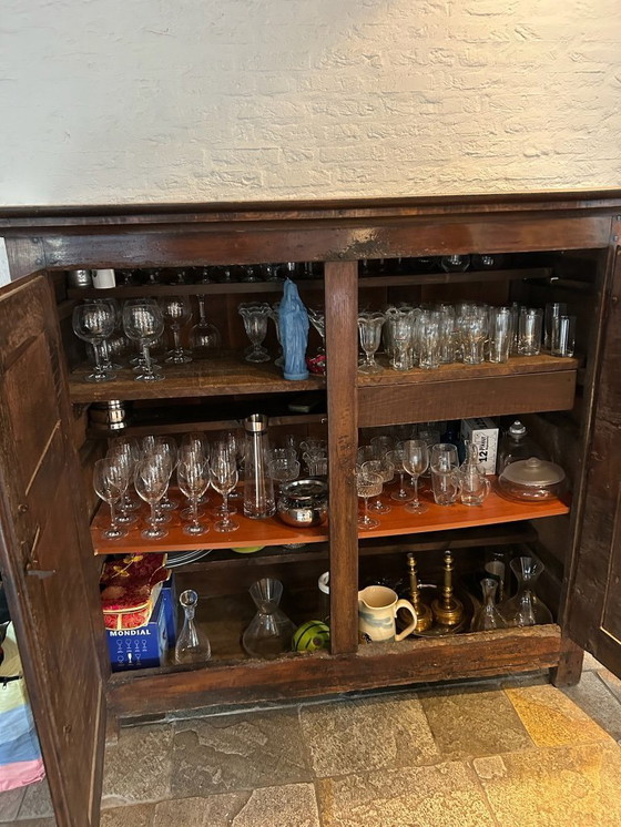 Image 1 of Mobiletto antico in legno d'epoca