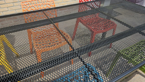 Kettler expanded metal garden table