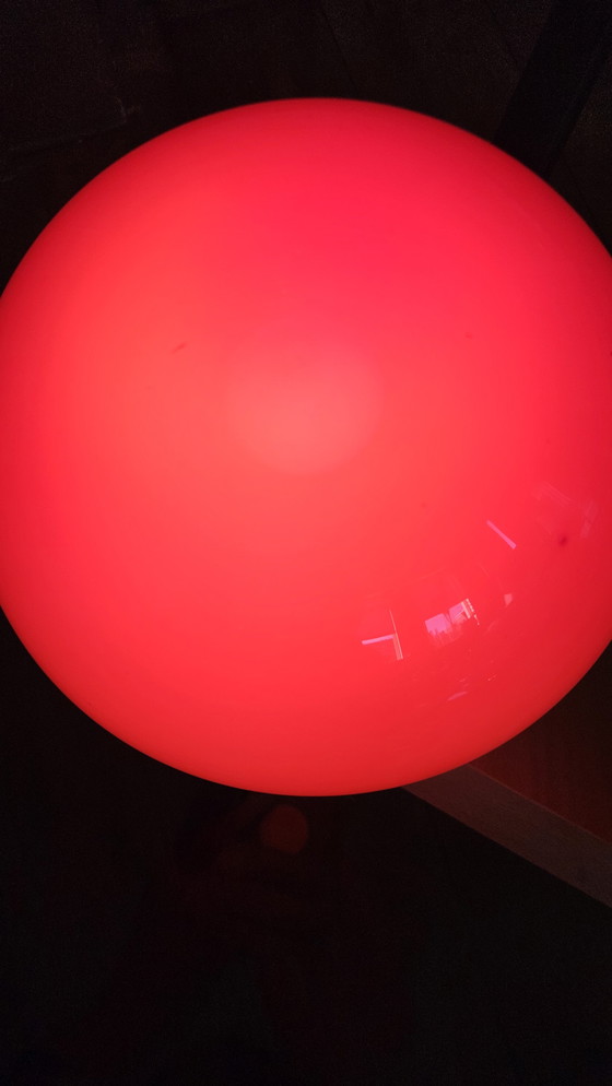 Image 1 of Red space age mushroom lamp