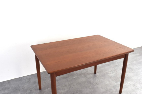 Mid-Century Danish Teak Extendable Dining Table, 1960s. – Wood (photo 16 of 18)
