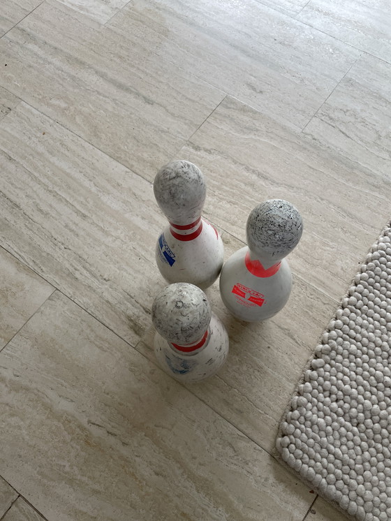 Image 1 of 3 bowling pins