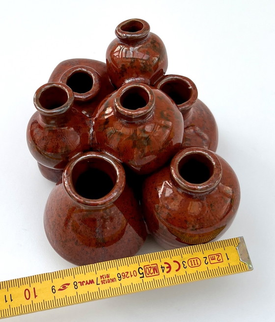 Image 1 of Sculptural ceramic vase composition – studio ceramics, circa 1960s/70s