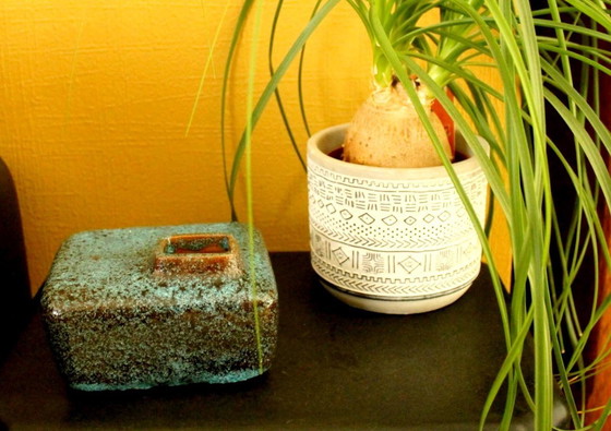 Pieter Groeneveldt MCM Blockvase, Kaminvase, 1950er/1960er Jahre – Vasen, Ceramic (photo 17 of 17)