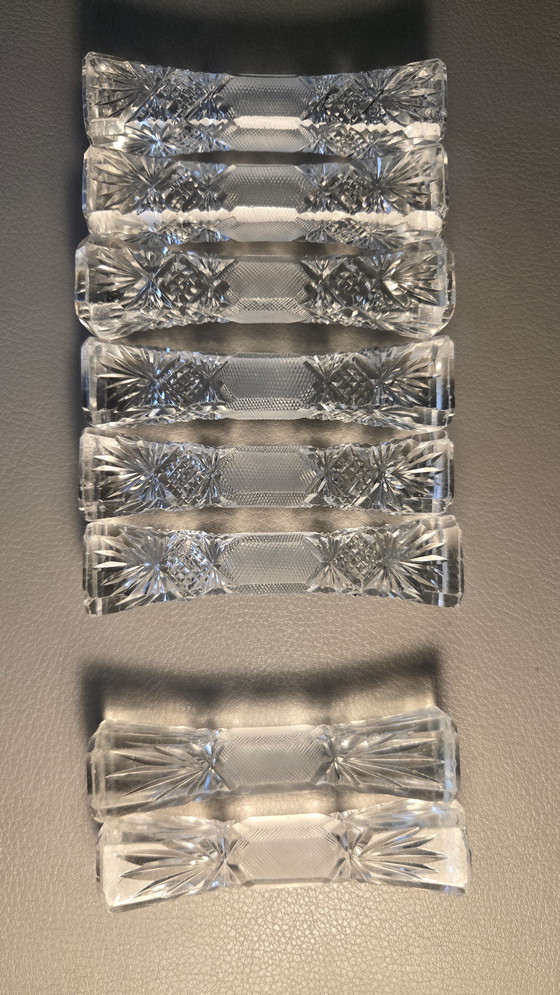 Image 1 of Sets de table vintage en cristal et verre