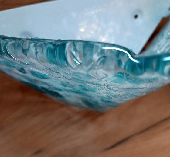 Image 1 of Set van twee luxe wandlampen - Murano glas van Sylcom Italia - Art Deco - Handgemaakt - Gemaakt in Italië - Nieuw