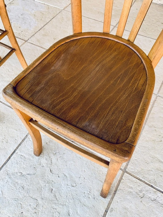 Image 1 of Vintage Bistro Chairs from Luterma, 1950s, Set of 2