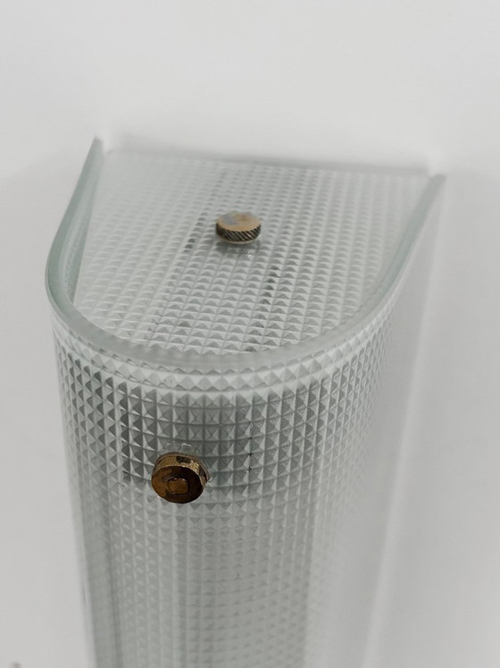 Glass Wall lights, Italy, 1950s, set of 2 – Metal (photo 11 of 14)